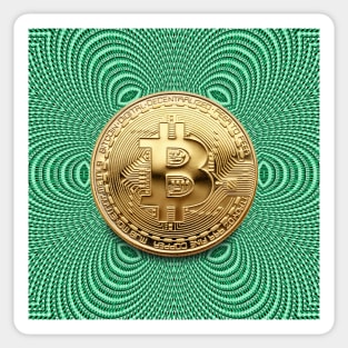 Bitcoin Gold Cryptocurrency Digital Assets Sticker